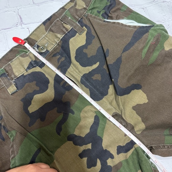 Military uniform Men's Camouflage Cargo Pants Size Medium GuC Vintage 90s issue - Picture 5 of 11
